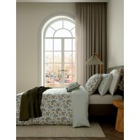 Bedeck Of Belfast Velvet Clarence Quilted Throw  XL  Green Mix Green Mix | Bed Sava
