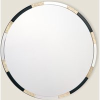 Dar Gadany Round Wall Mirror  Silver Silver | Bed Sava