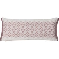 Bedeck Of Belfast Pure Cotton Marielle Embroidered Cushion - Coral, Coral
