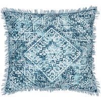 Bedeck Of Belfast Mieko Cushion - Teal Mix, Teal Mix