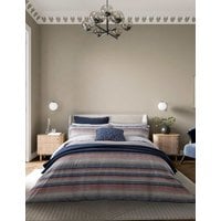Bedeck Of Belfast Pure Cotton Stafford Throw - Large - Navy, Navy