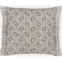 Bedeck Of Belfast Linen Blend Cora Cushion - Grey Mix, Grey Mix