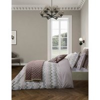 Bedeck Of Belfast Velvet Claudia Throw  Large  Pink Mix Pink Mix | Bed Sava