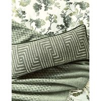 Bedeck Of Belfast Pure Wool Yoko Geometric Throw - Large - Green, Green