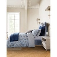 Bedeck Of Belfast Pure Cotton Lorelei Throw - Large - Blue, Blue