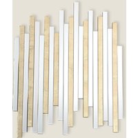 Dar Pimento Wall Mirror  Gold Gold | Bed Sava