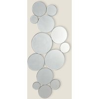 Dar Digby Wall Mirror  Silver Silver | Bed Sava