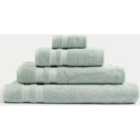 Autograph Pure Cotton Retreat Towel - 2FACE - Light Duck Egg, White,Taupe,Sage Green,Charcoal,Light Duck Egg,Silver Grey