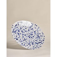MS Collection Paint Splat Platter  Blue Mix Blue Mix | Bed Sava