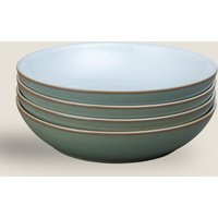 Denby Set of 4 Regency Green Pasta Bowls - Green Mix, Green Mix