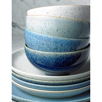 Denby Set of 4 Studio Blue Cereal Bowls - Blue Mix, Blue Mix