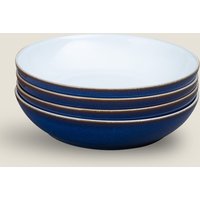 Denby Set of 4 Imperial Blue Pasta Bowls - Blue Mix, Blue Mix