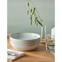 Denby Set of 4 Kiln Green Pasta Bowls, Green