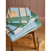 Joules Pure Cotton Juliette Stripe Towel - HAND - Blue, Blue