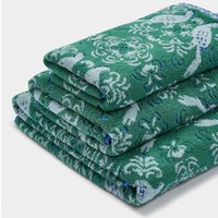 M&S Collection Pure Cotton Parrot Towel - BATH - Green Mix, Green Mix