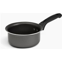 MS Collection Aluminium 14cm Small Non Stick Milk Pan  Grey Grey | Bed Sava