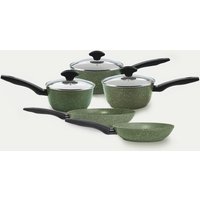 Prestige 5 Piece Induction Non Stick Pan Set - Dark Green, Dark Green