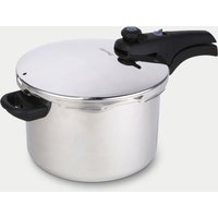 Prestige Stainless Steel 6L Pressure Cooker - Silver, Silver