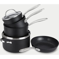 Prestige Scratch Guard Non Stick Pan Set of 5 - Grey Marl, Grey Marl