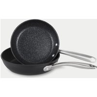 Prestige Scratch Guard Non Stick Frying Pan Set of 2 - Grey Marl, Grey Marl