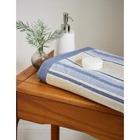 Bedeck Of Belfast Pure Cotton Lorelei Towel - BATH - Blue Mix, Blue Mix