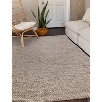 Asiatic Wool Rich Braided Rug - Natural, Natural
