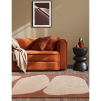 Asiatic Canvas Collage Pure Wool Rug - M - Orange, Orange