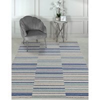 Asiatic Muse Stripe Rug - MED - Blue, Blue