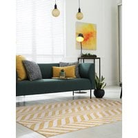 Asiatic Muse Chevron Rug - Large - Yellow, Yellow