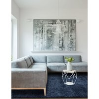 Asiatic Richie Soft Touch Shaggy Rug - MED - Blue, Grey,Blue