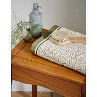 Bedeck Of Belfast Pure Cotton Yoko Towel - BATH - Green Mix, Green Mix