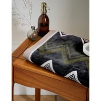 Bedeck Of Belfast Pure Cotton Claudia Towel - BATH - Charcoal Mix, Charcoal Mix
