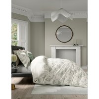 V&A Pure Cotton Garden of Love Bedding Set - DBL - Green, Green