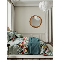 V&A Sateen Botanical Harmony Bedding Set - 5FT - Teal, Teal