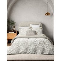 Bedeck Of Belfast Pure Cotton Cora Bedding Set - 5FT - Natural Mix, Natural Mix