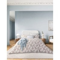 Bedeck Of Belfast 2 Pack Pure Cotton Rosanna Square Pillowcases - Pink Mix, Pink Mix