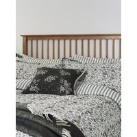 Burleigh X Bedeck Of Belfast Pure Cotton Regal Peacock Bedding Set - 5FT - Charcoal Mix, Charcoal Mix