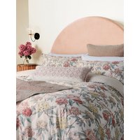 Bedeck Of Belfast Pure Cotton Marielle Square Pillowcase - Coral, Coral