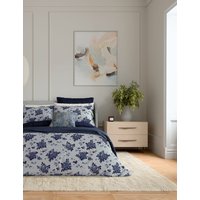 Bedeck Of Belfast Cotton Blend Freya Bedding Set - 5FT - Indigo, Indigo