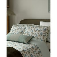 Bedeck Of Belfast Pure Cotton Clarence Bedding Set - DBL - Green Mix, Green Mix
