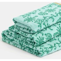 M&S Collection Pure Cotton Palm Towel - EXL - Light Turquoise, Light Turquoise