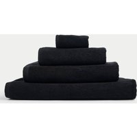 M&S Collection Ultra Dry Pure Cotton Towel - HAND - Black, Silver Grey,Black,White,Forest Green,Neutral,Indigo