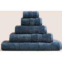 M&S Collection Ultimate Luxury Turkish Cotton Towel - BATH - Petrol, Dusted Pink,Mocha,Charcoal,Dark Ochre,Rust,Black,Silver Grey,Khaki,Midnight,White,Petrol,Stone