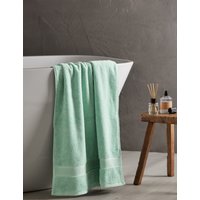 M&S Collection Ultimate Super Soft Pure Cotton Towel - XXL - Duck Egg, Duck Egg,Dark Charcoal,White,Moss Green,Raspberry,Mid Blue,Mid Grey,Clay