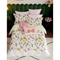 Ted Baker Pure Cotton Scattered Bouquet Bedding Set - 6FT - Multi, Multi