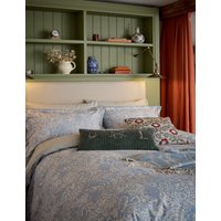 Joules Pure Cotton Balmoral Bedding Set - SGL - Blue, Blue