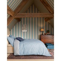 Joules Pure Cotton Fruity Ditsy Bedding Set - 5FT - Blue, Blue