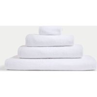 M&S Collection Ultra Dry Pure Cotton Towel - BATH - White, Forest Green,Silver Grey,Indigo,Black,White,Neutral