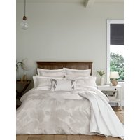 Sanderson Cotton Rich Lotus Leaf Duvet Cover - DBL - Ivory, Ivory
