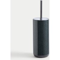 M&S Collection Ceramic Glazed Toilet Brush - Blue, Blue